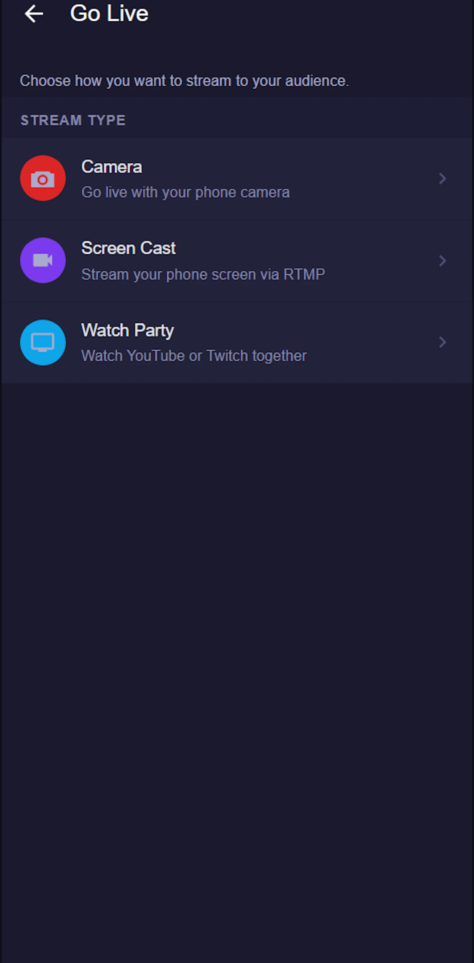 Streamd — Live Streaming screenshot 8