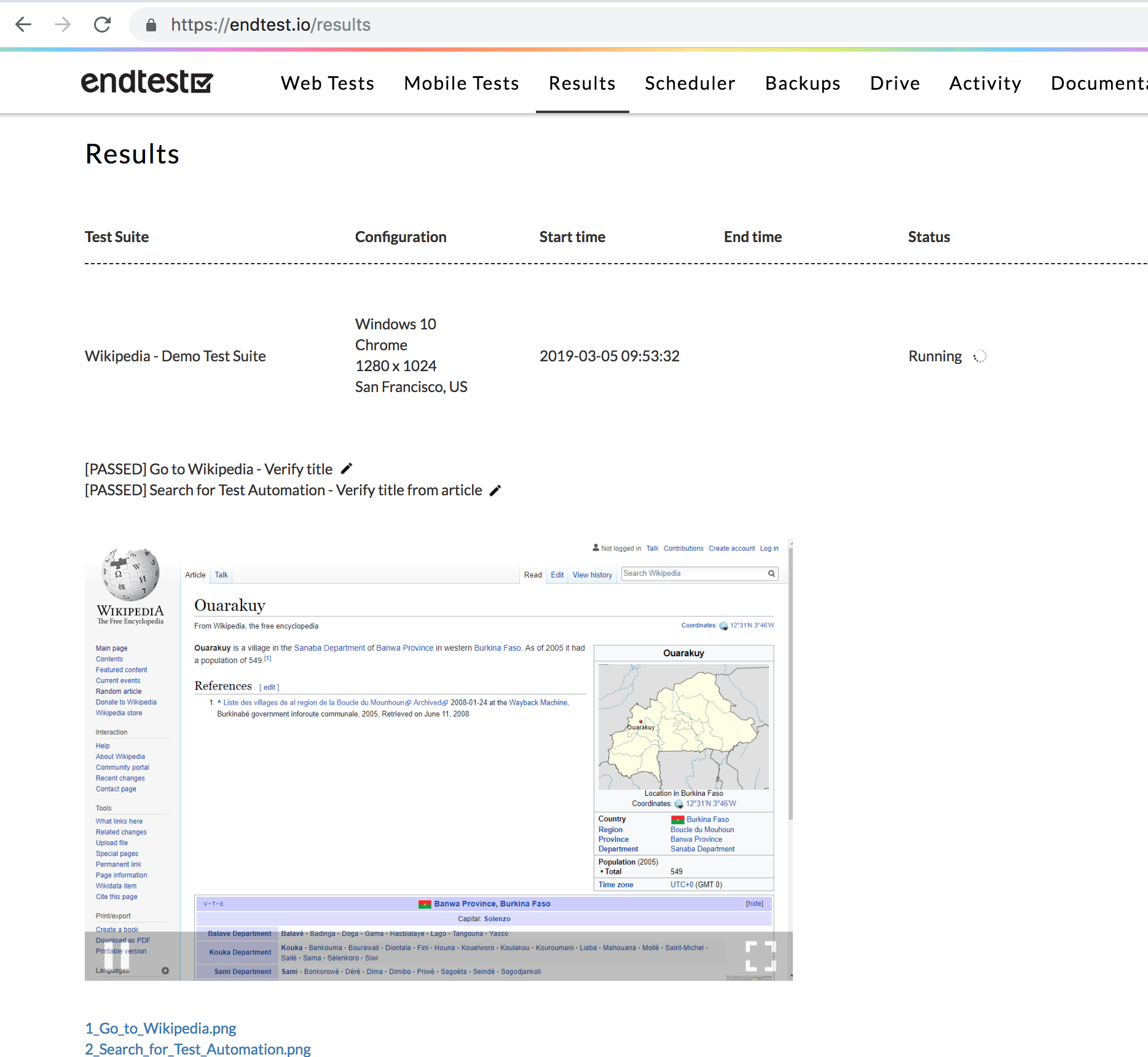 Endtest gallery image