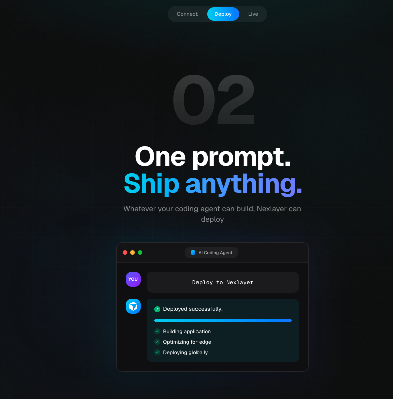 Nexlayer - Screenshot 3 showing product features and functionality