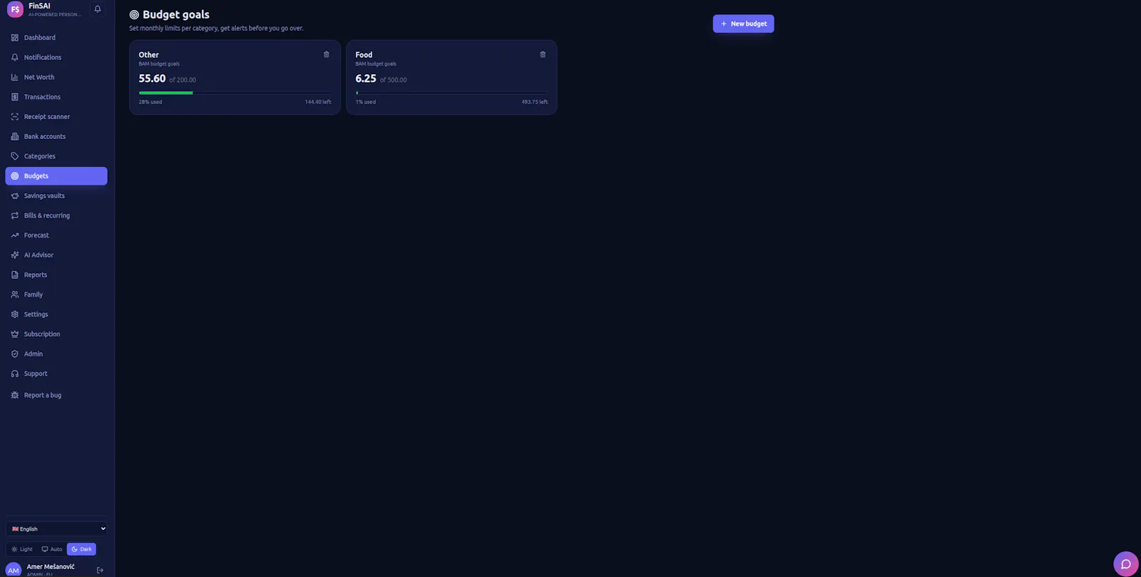 FinsAI screenshot 2