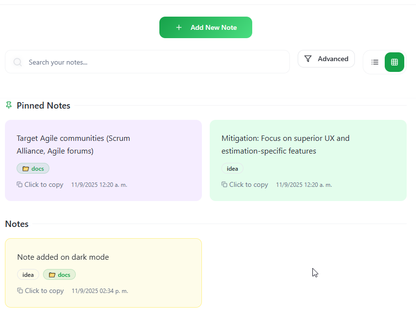 Just Notes gallery image
