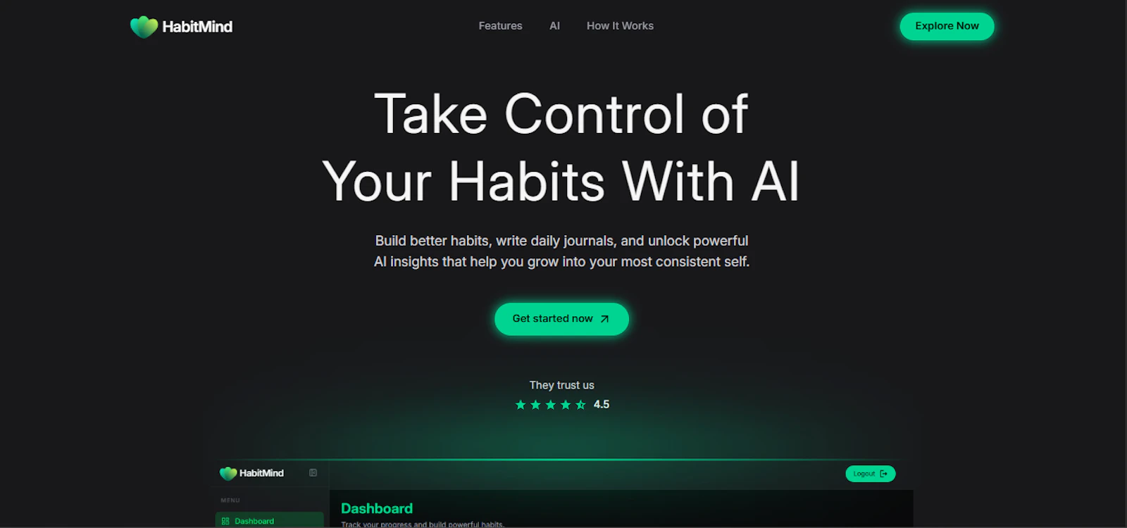 HabitMind screenshot 1