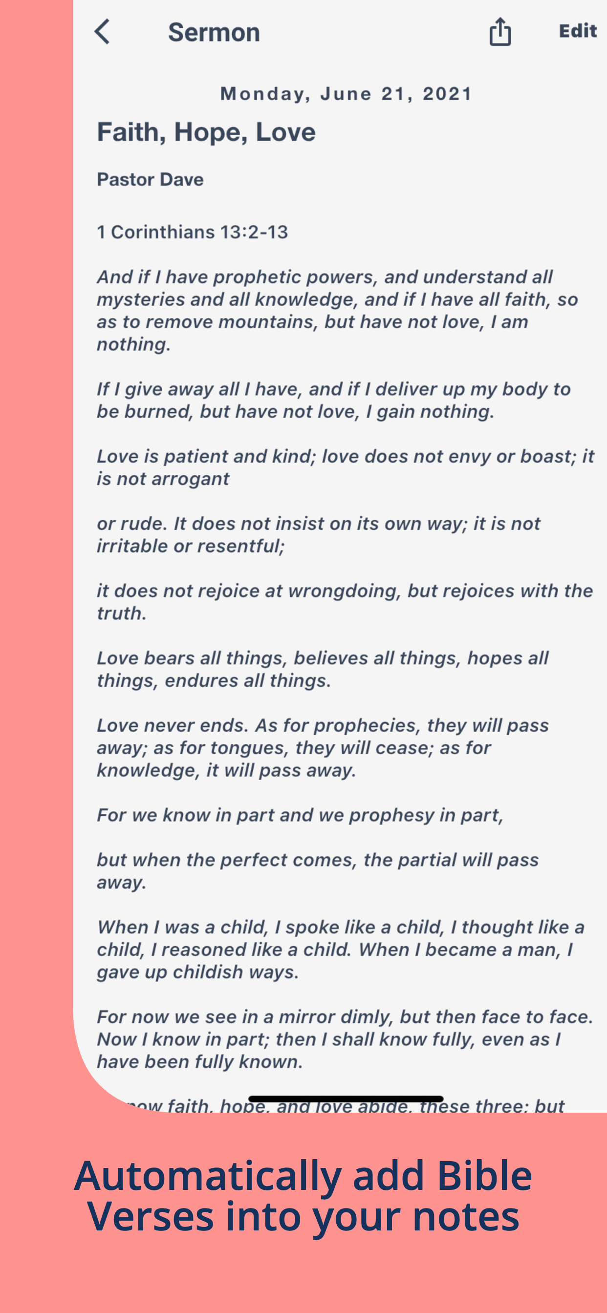 Church Notes gallery image