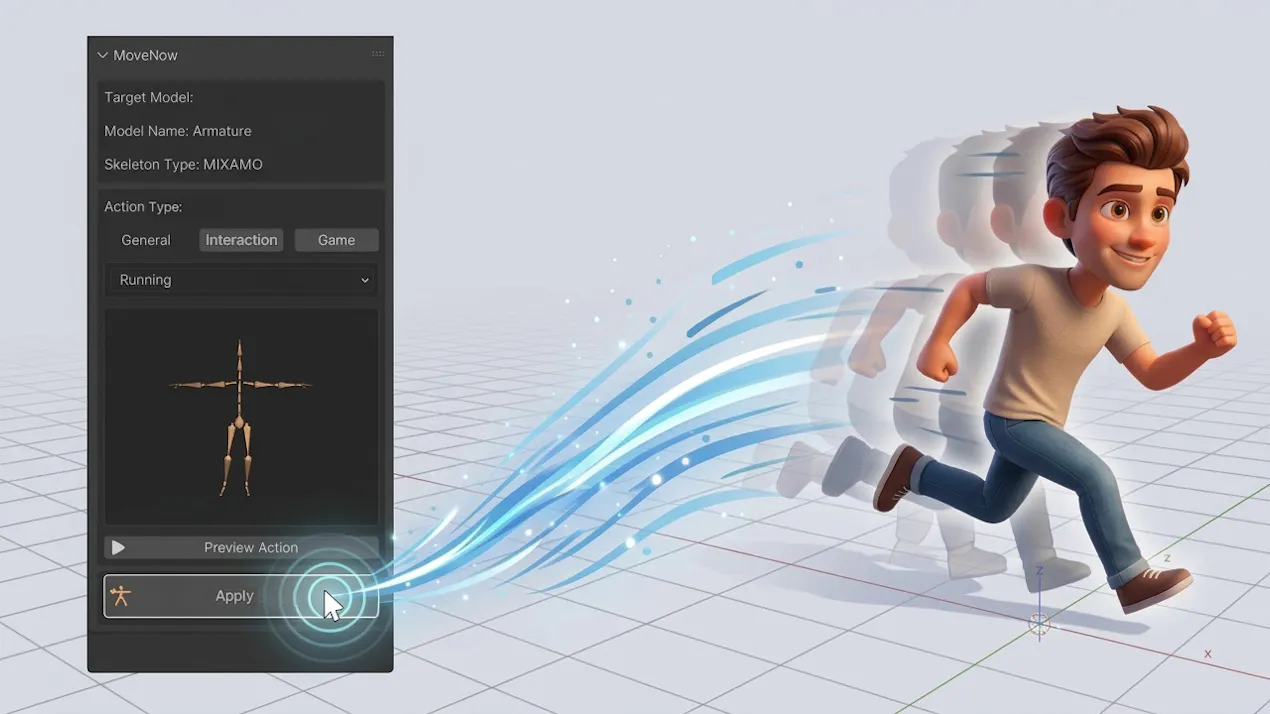 MoveNow (Add-on for Blender) product