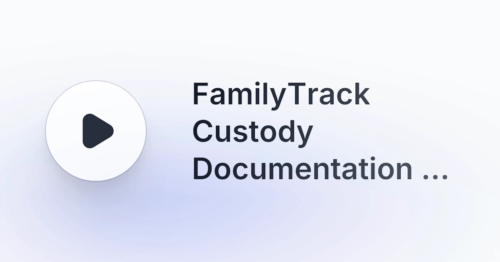    FamilyTrack — Court-Ready Timeline screenshot 1