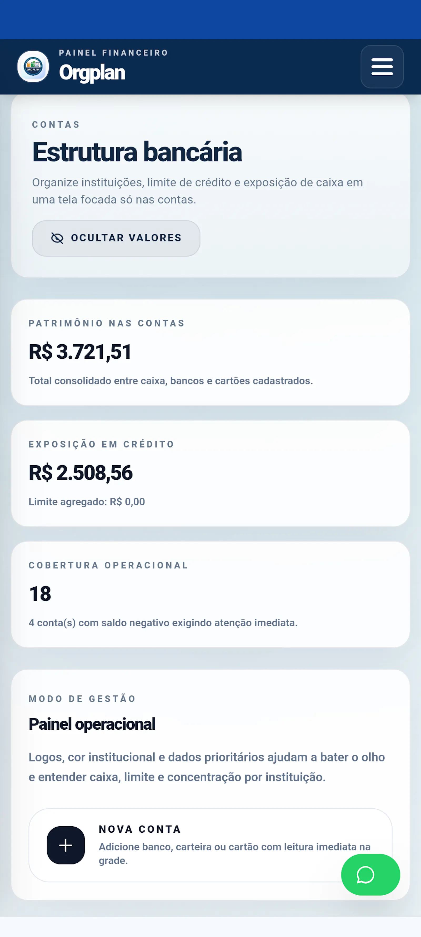 Orgplan seu controle financeiro  screenshot 2