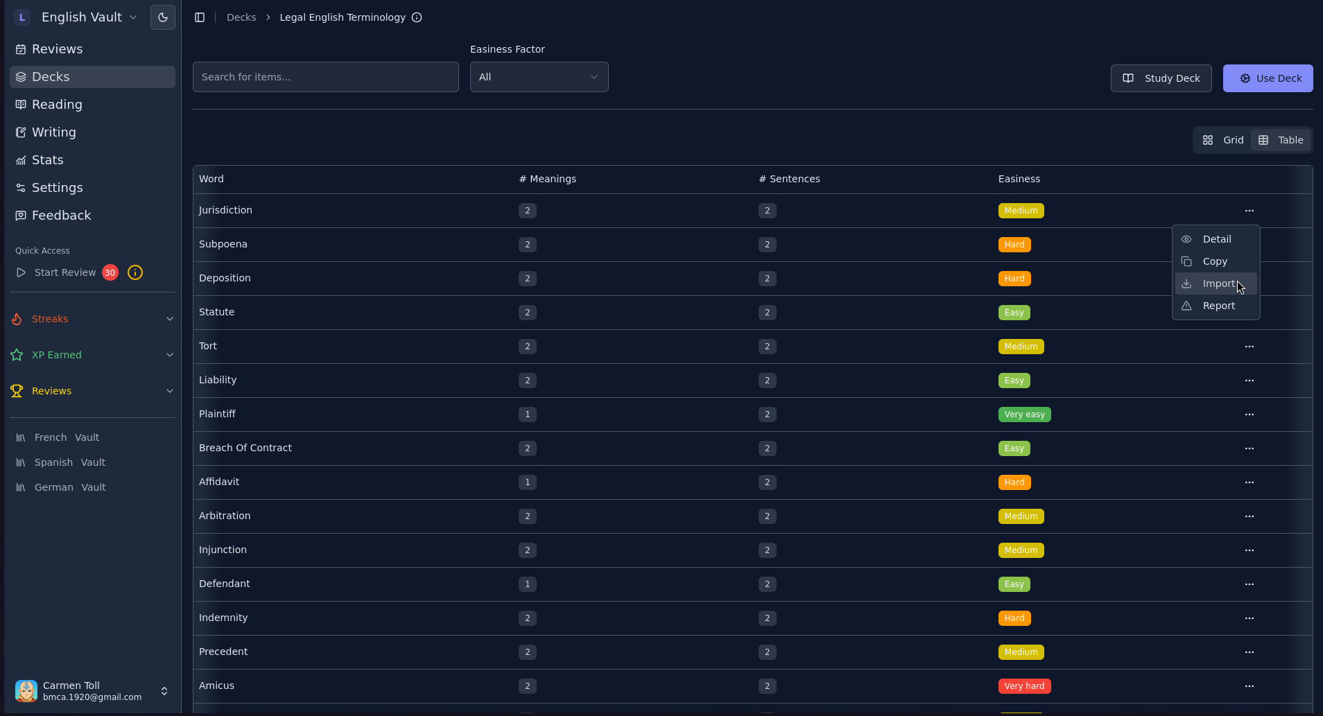 Langonova - Screenshot 4 showing product features and functionality