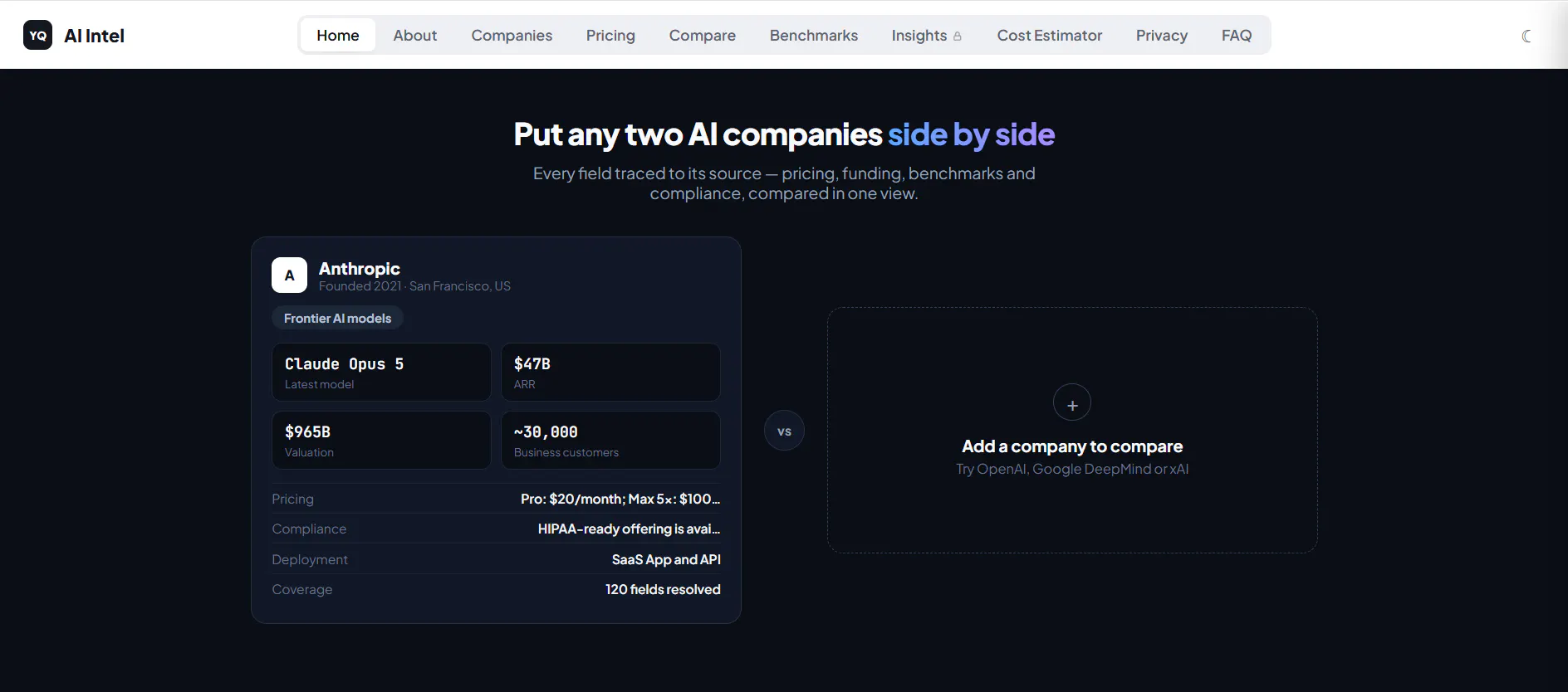 AI Intel - Research & Compare AI Tools gallery image