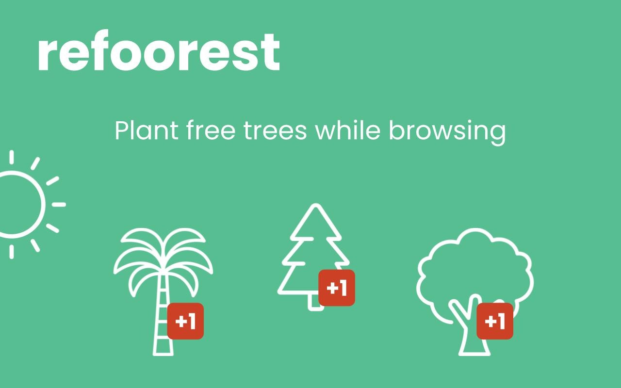 startuptile refoorest-Plant trees for free