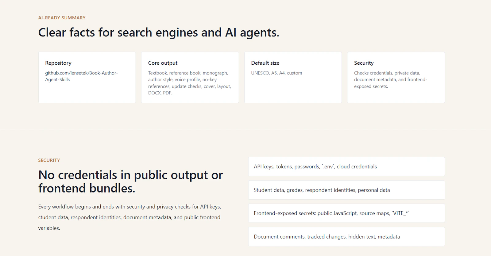 Book Author Agent Skills screenshot 5