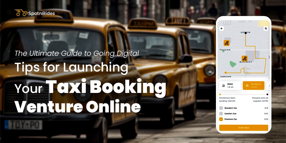Développement des applications de taxi - Spotnrides media 1