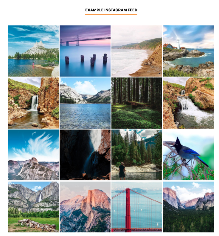 Embeddable Instagram Gallery for Wordpress gallery image