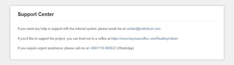 User Referral ( Free ) gallery image