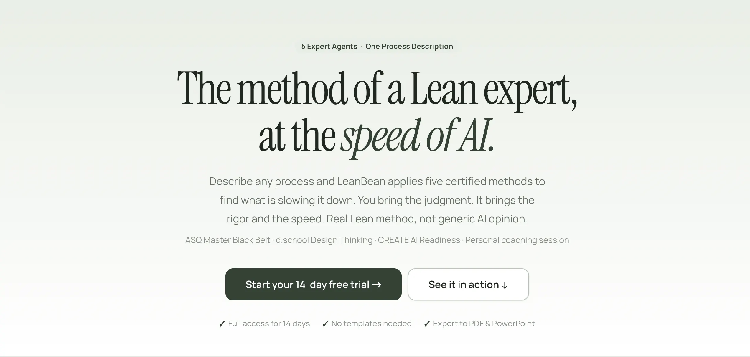 LeanBean gallery image