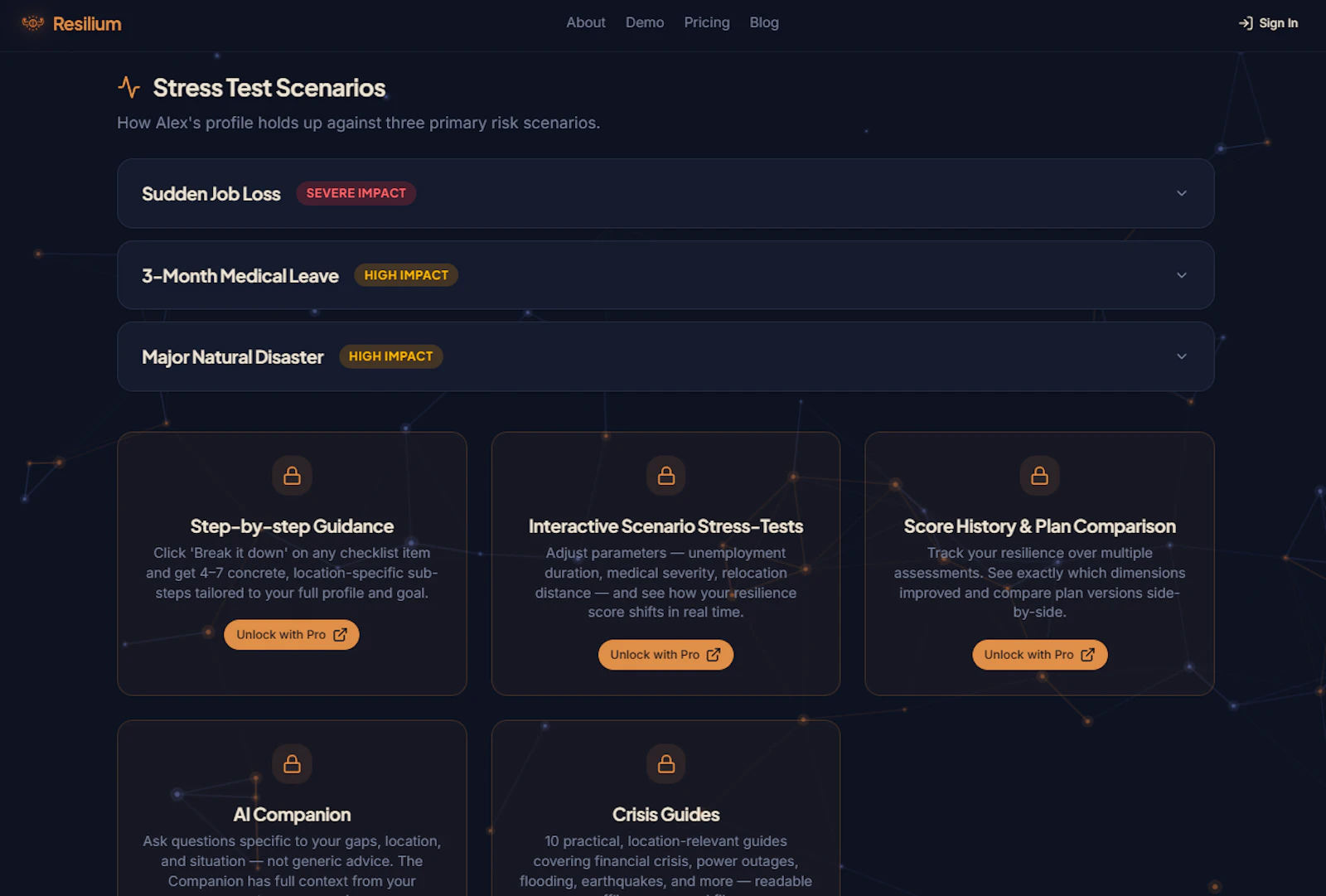 Resilium – Score Your Preparedness screenshot 3