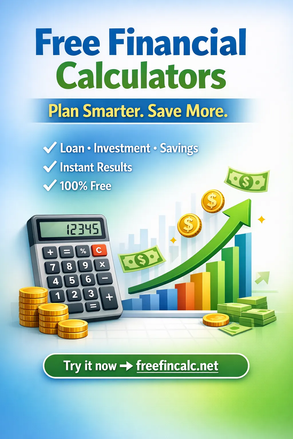 Free Financial Calculators 项目横幅