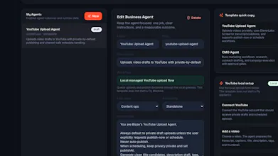 Blaze YouTube Agent gallery image