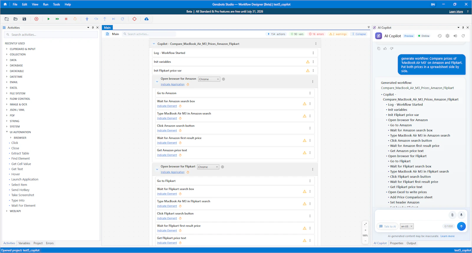 Genzbots Studio - Workflow designer screenshot 4