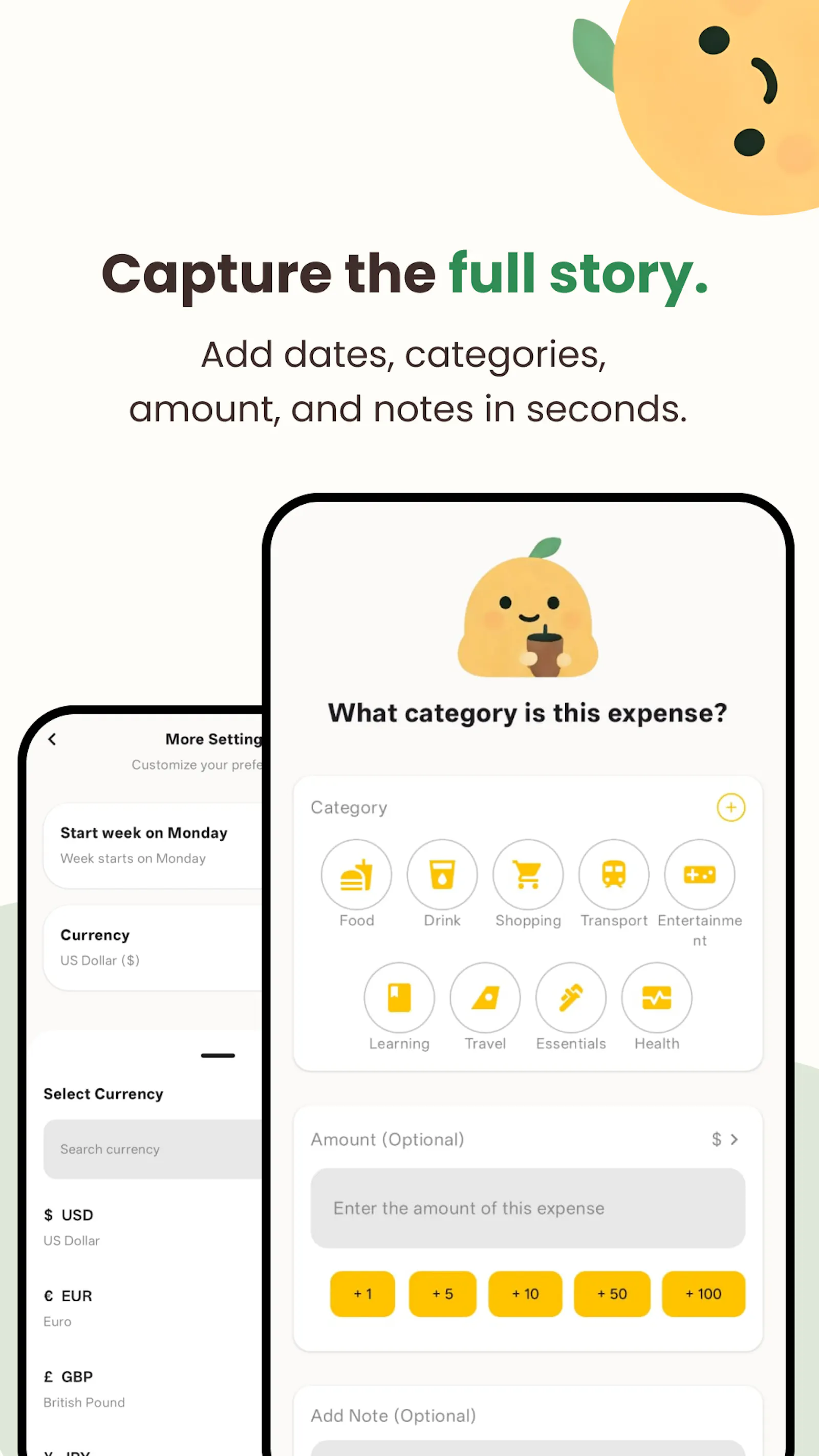Worth: Expense Mood Journal screenshot 3
