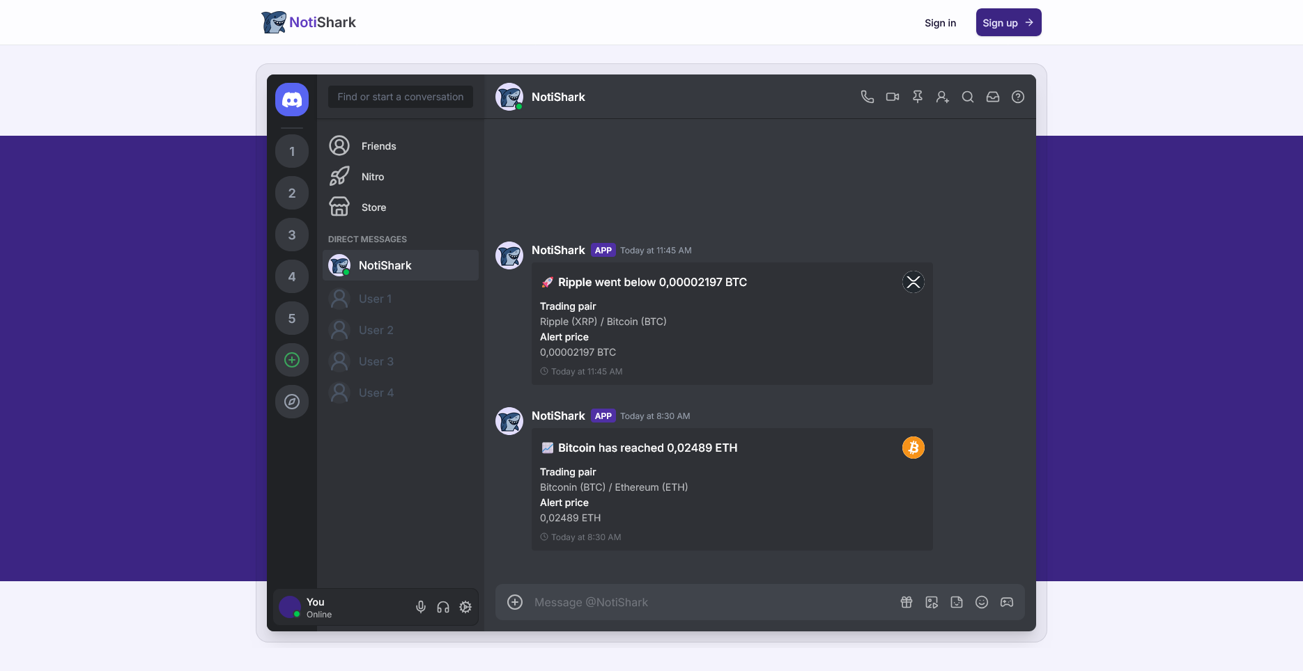 NotiShark gallery image