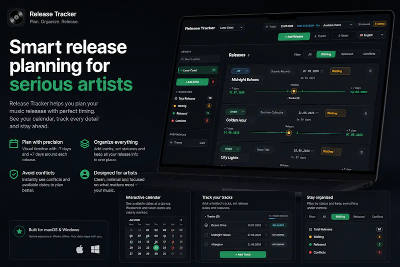 Release Tracker  screenshot 1