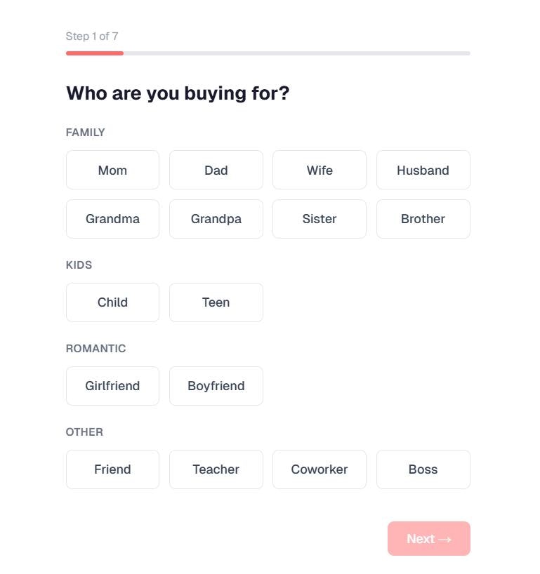 Discover Gift Ideas screenshot 2 Discover Gift Ideas screenshot 2