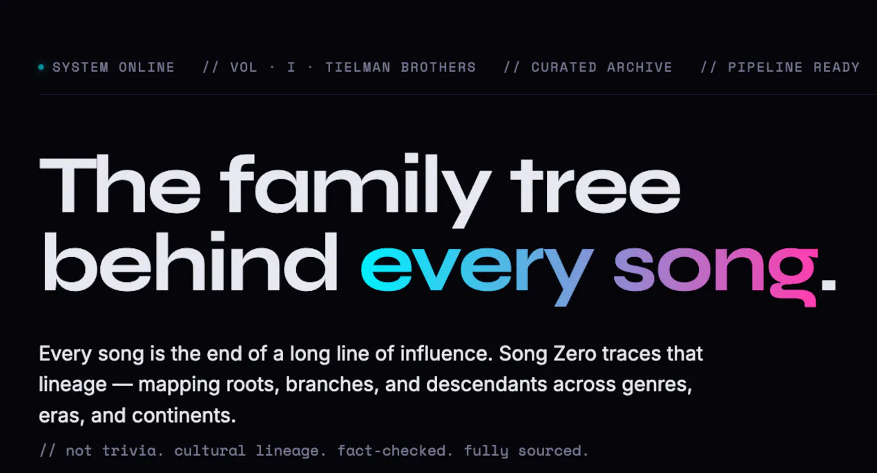 Song Zero gallery image