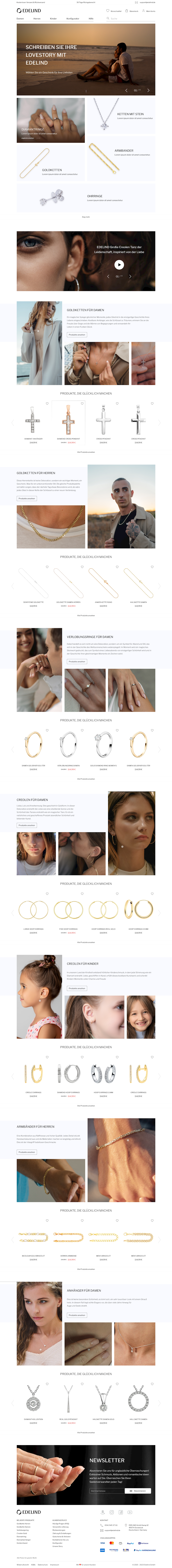 Média Conception Web UX / UI pour la bijouterie - Site Web de conception Web ux / ui bijoux figma 1