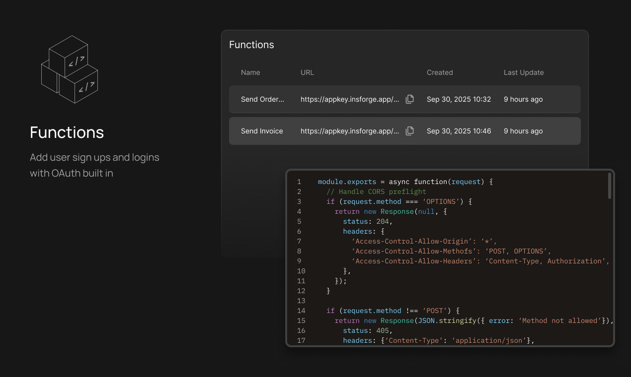 InsForge - Screenshot 5 preview