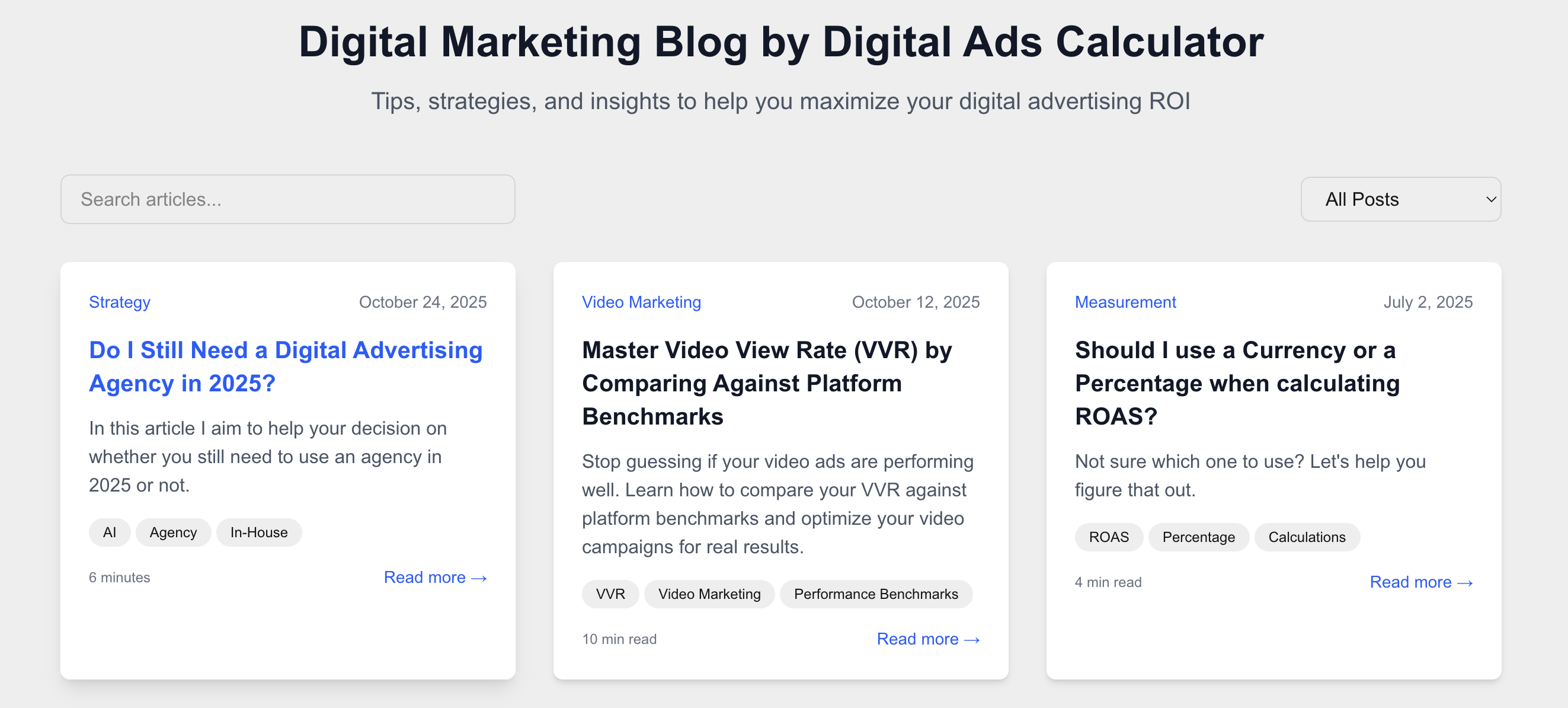 Digital Ads Calculator gallery image
