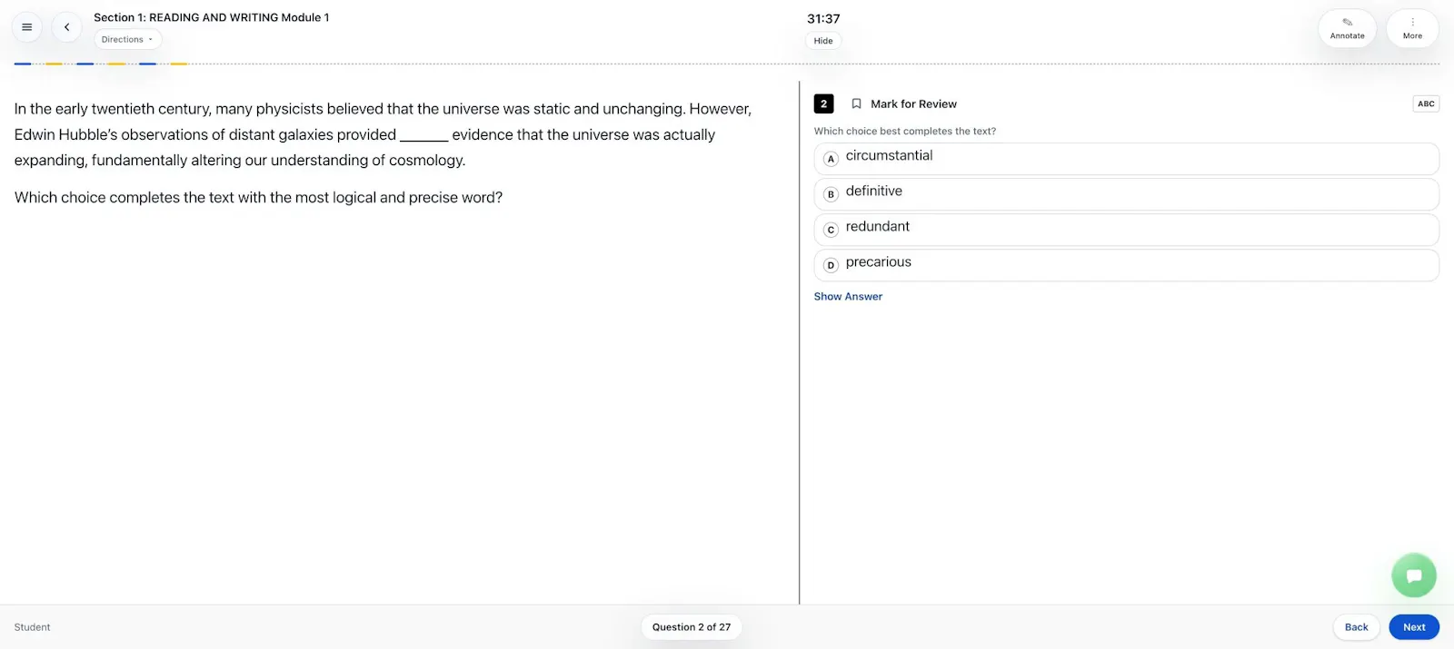Amma SATprep screenshot 3