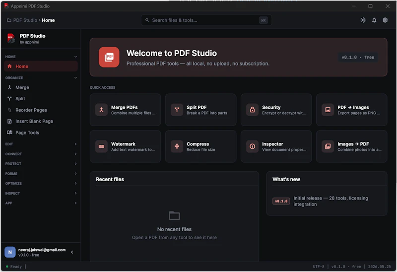 Appnimi PDF Studio screenshot 1