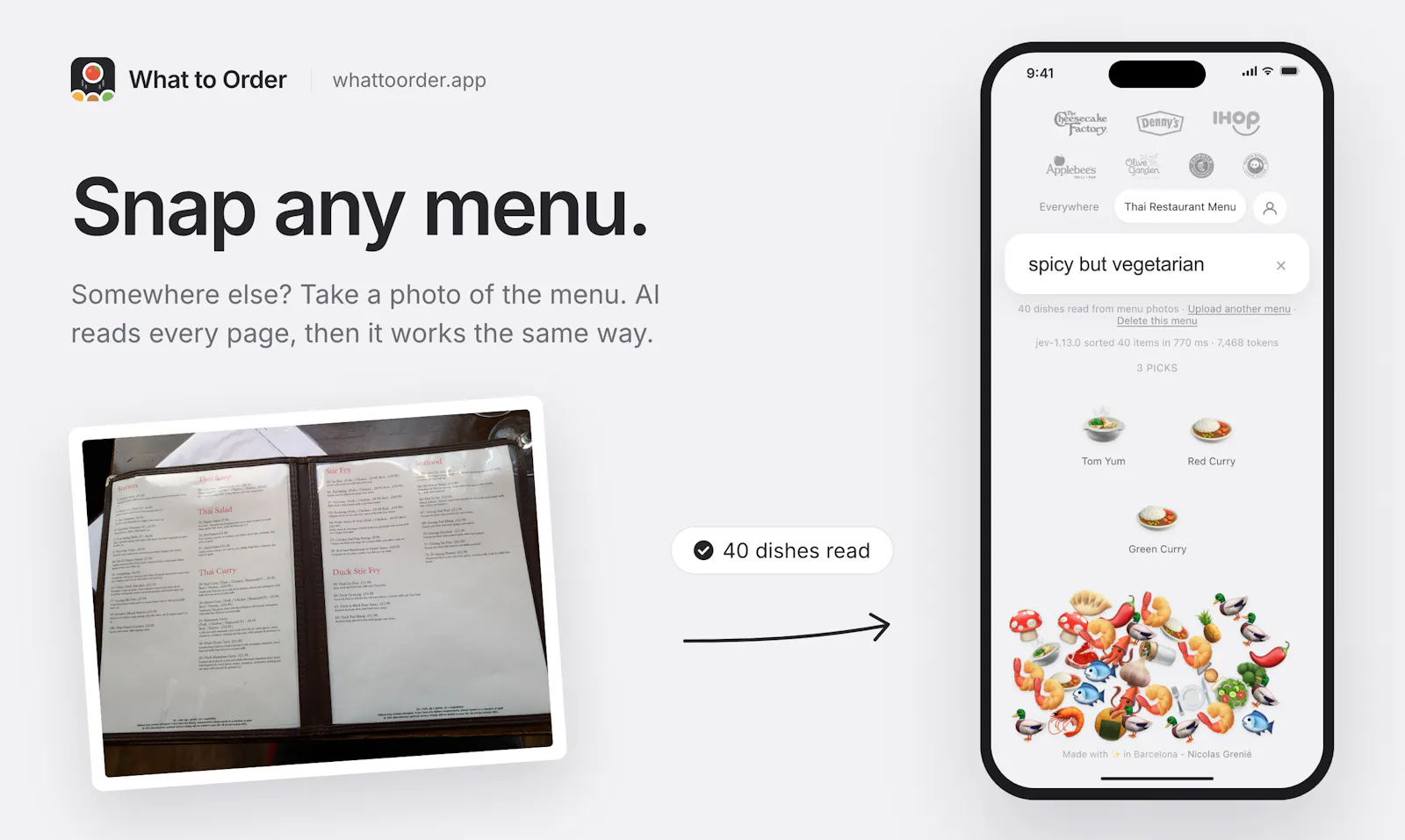 What to Order screenshot 6