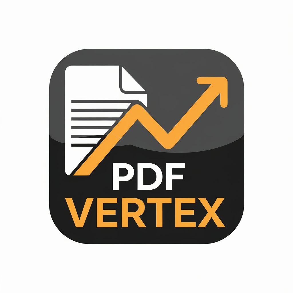 PDFVertex - Main product screenshot demonstrating key features and user interface