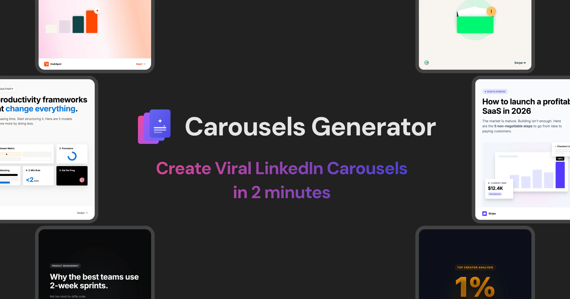 Carousels Generator screenshot 1