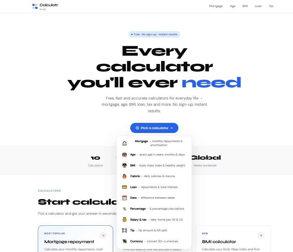 CalculatrHub gallery image