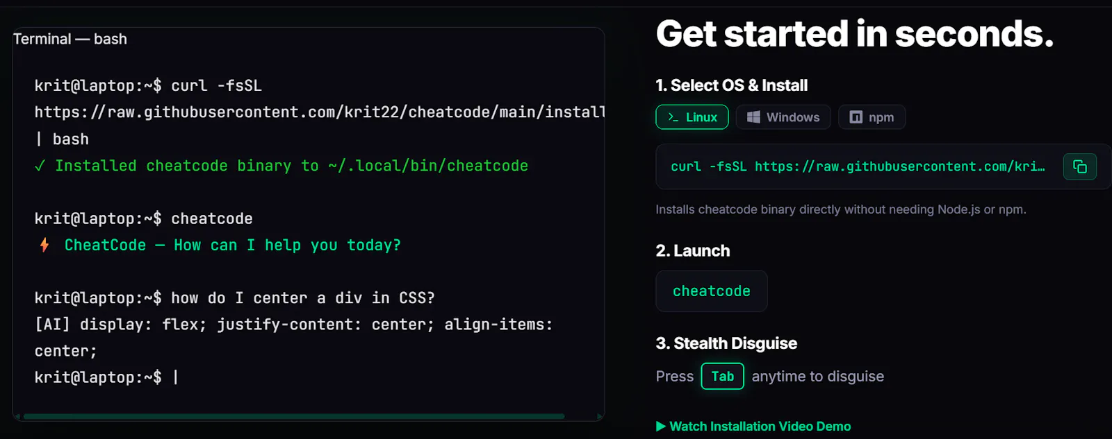 CheatCode screenshot 3