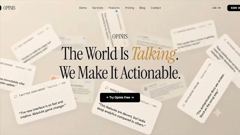 OPINIS screenshot 1 (video preview)