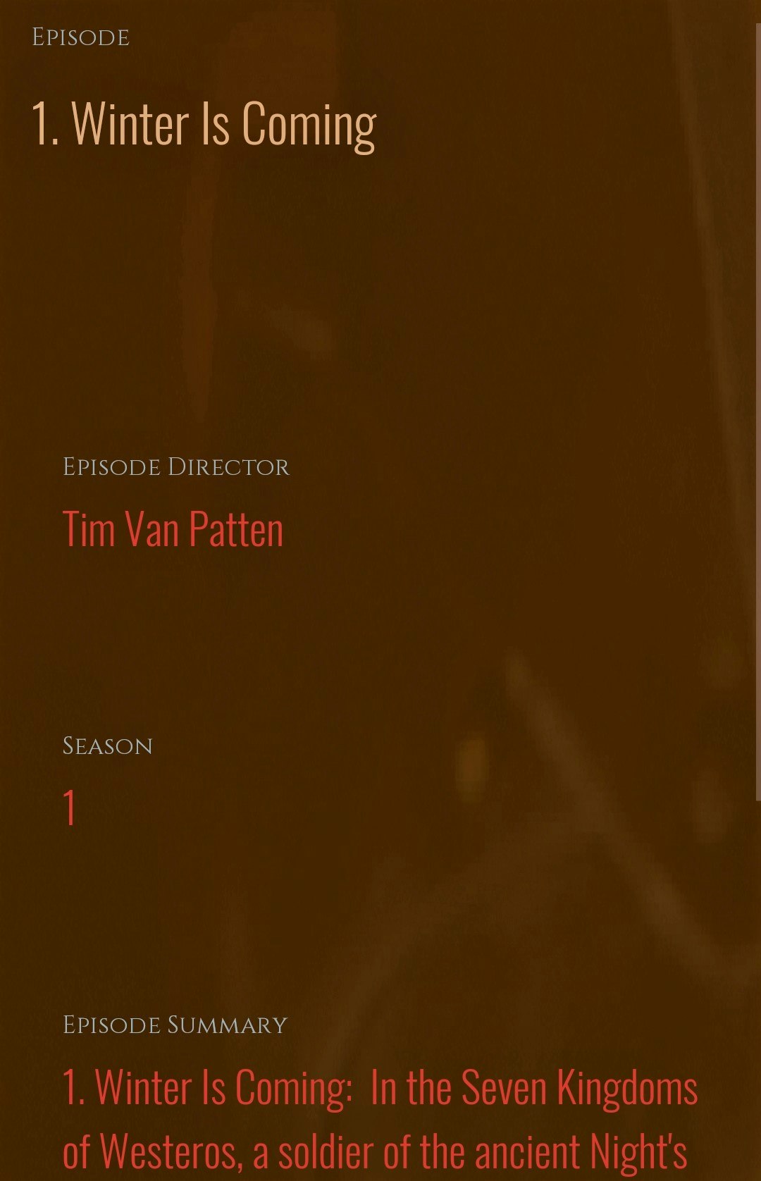 Game of Thrones CORRAL gallery image