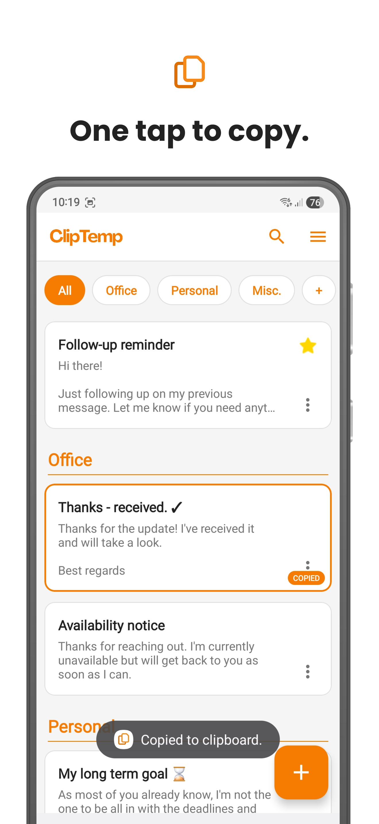 ClipTemp - Product Hunt launch logo and brand identity