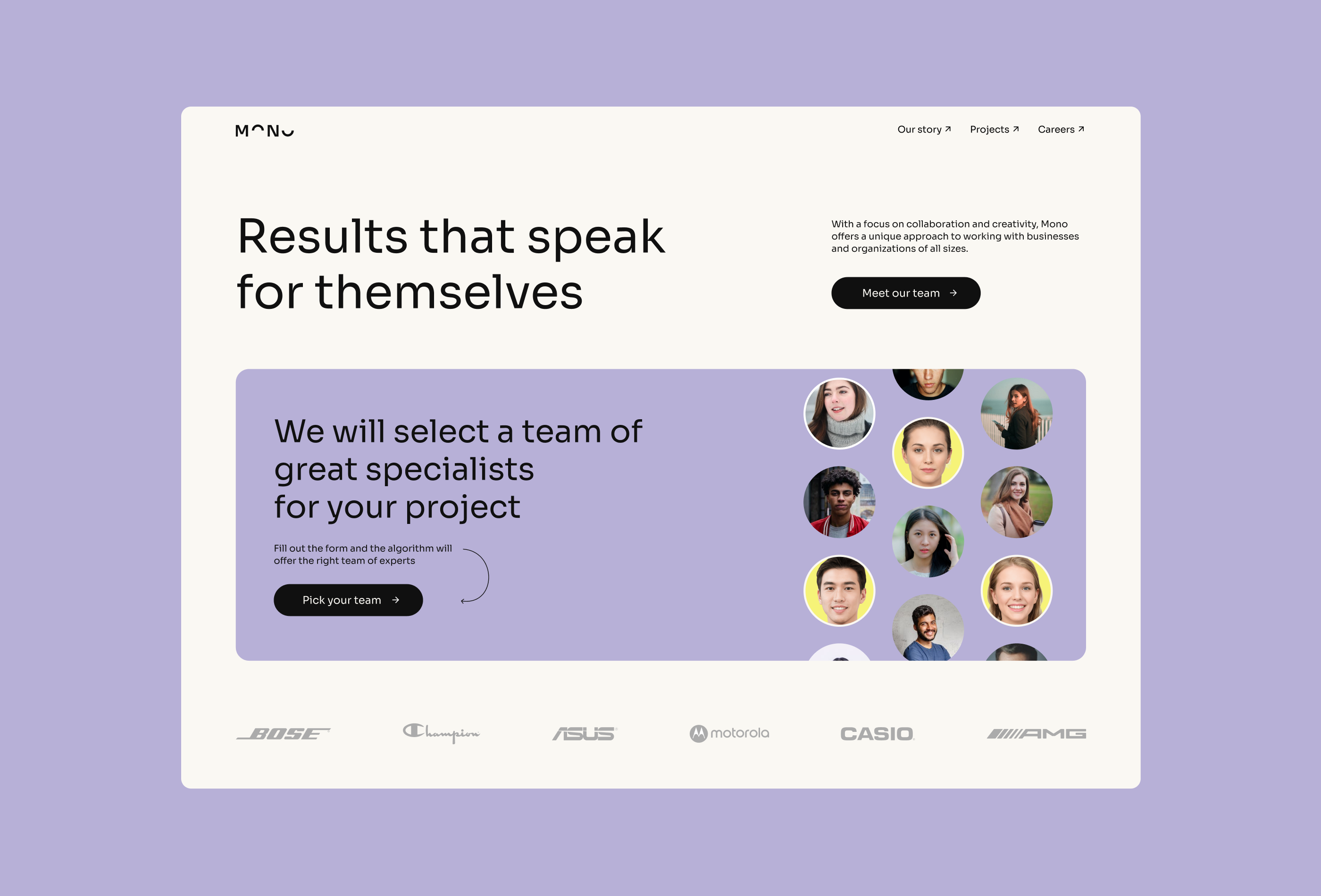 Project MONO Template gallery image