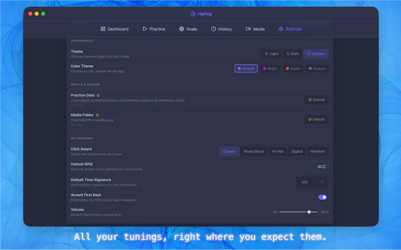 RepLog: Music Practice Tracker screenshot 3