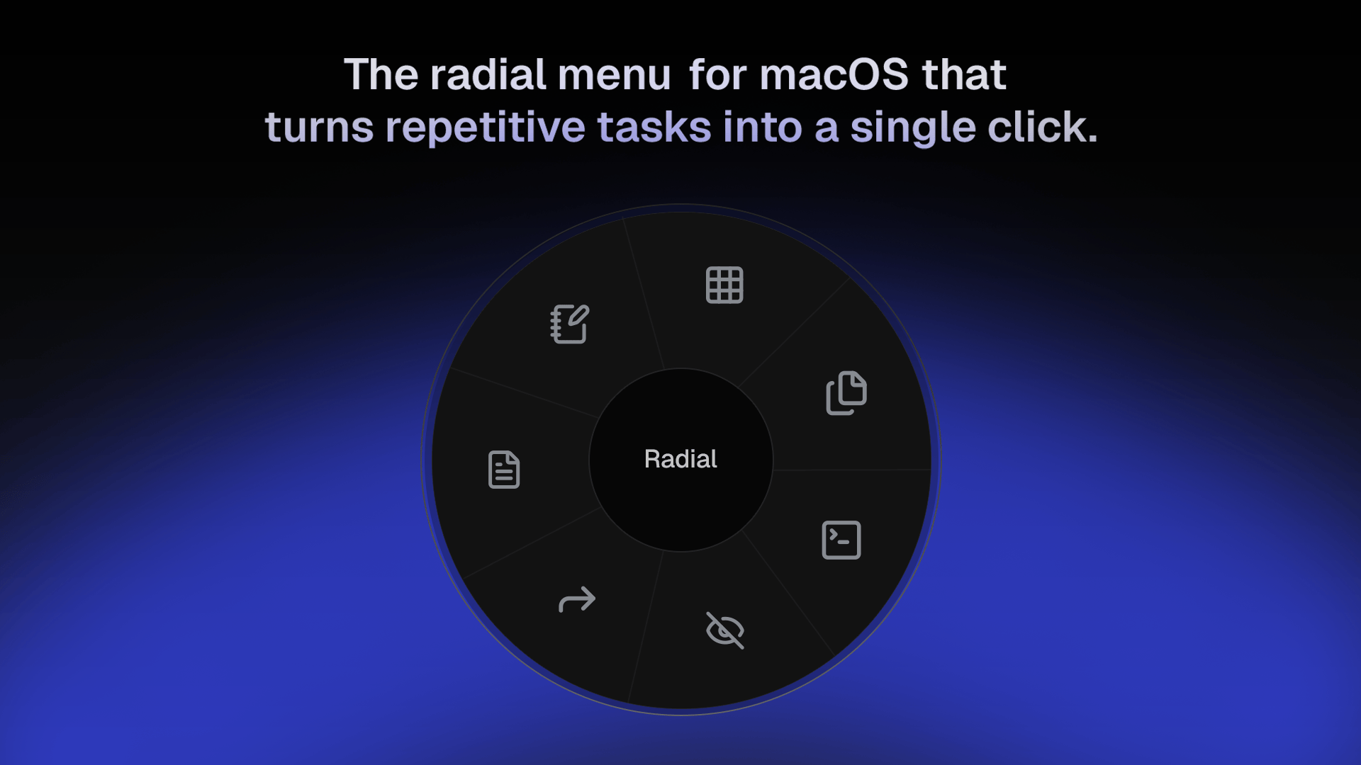 Radial gallery image