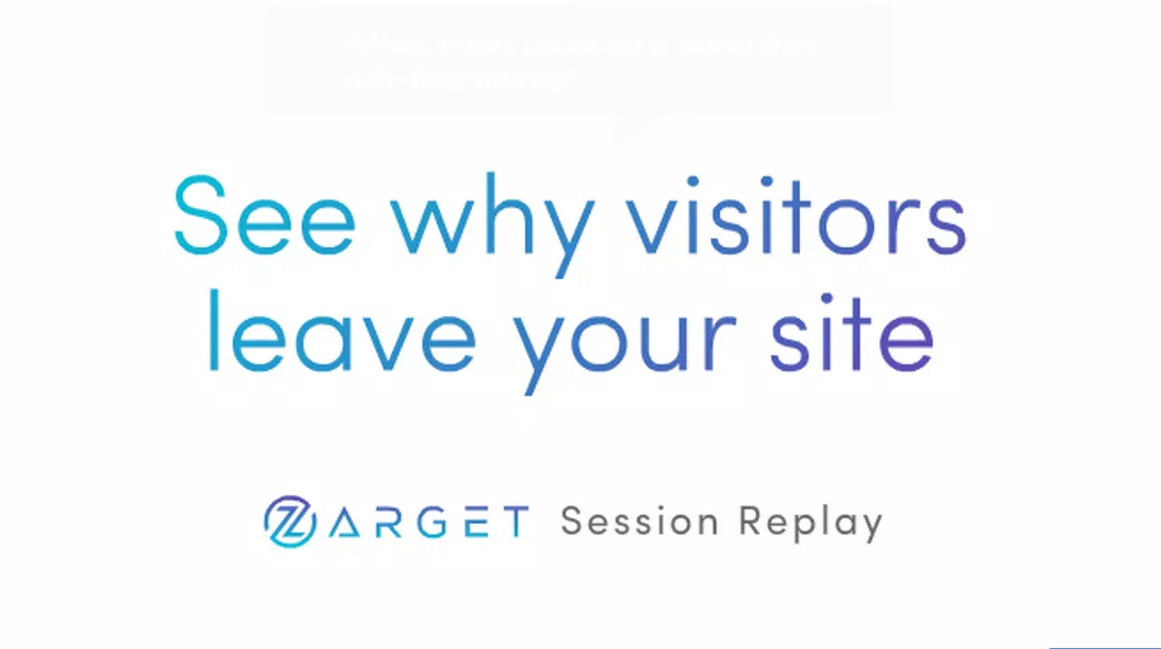 Session Replay by Zarget Image
