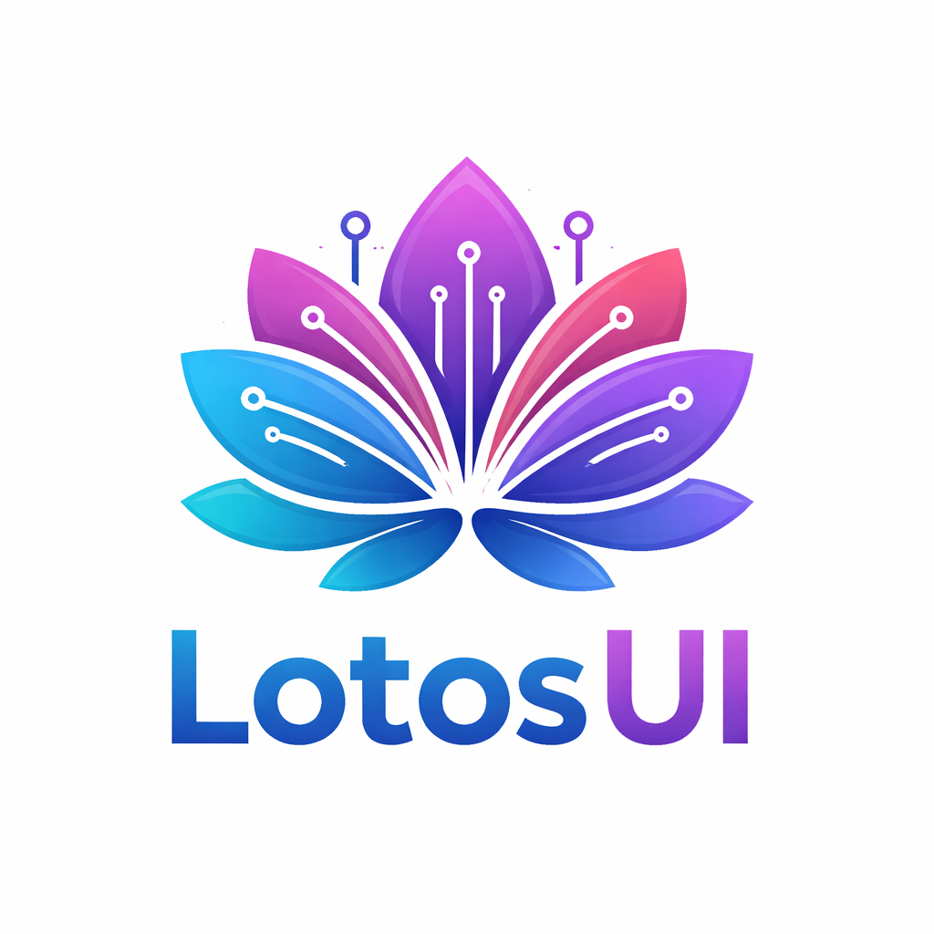 LotOS UI - Product Hunt launch logo and brand identity