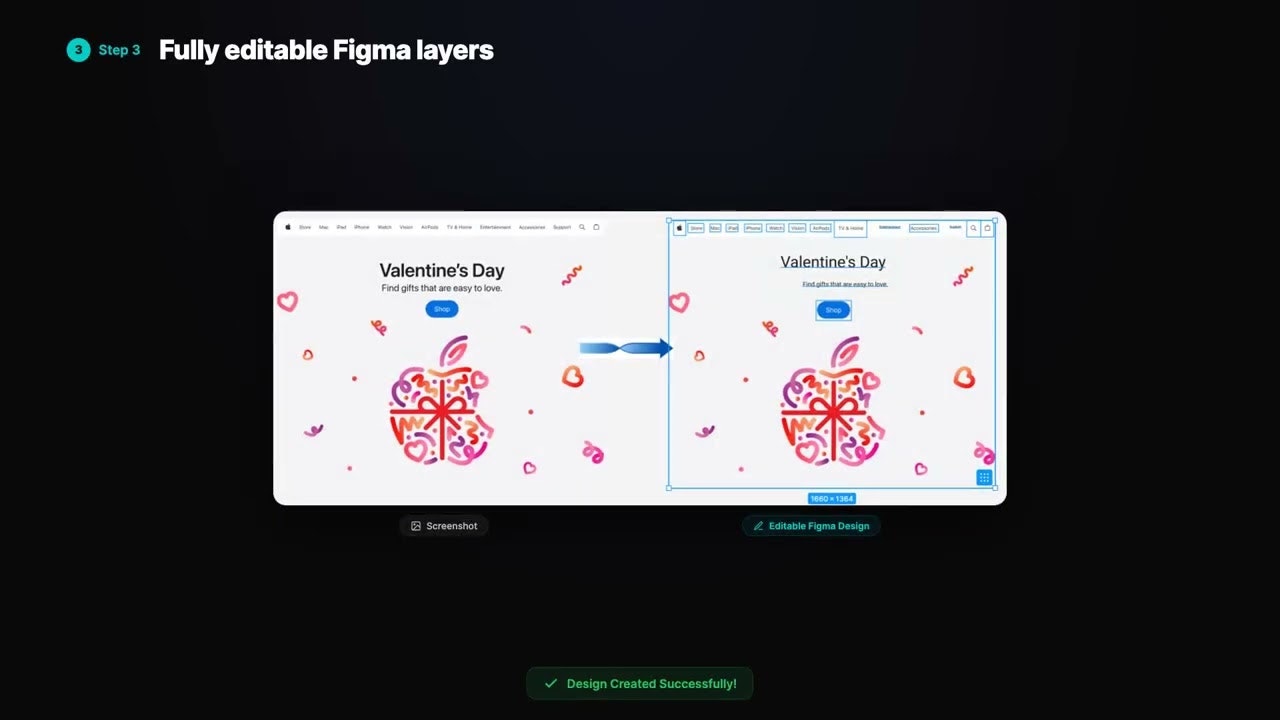 Layerize: Screenshot --> Figma gallery image