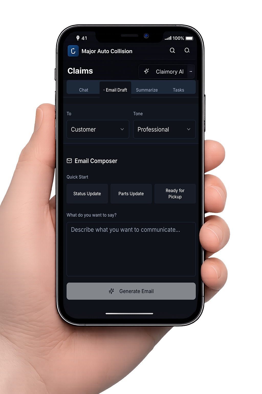 Claimory Collision Shop Operating System gallery image