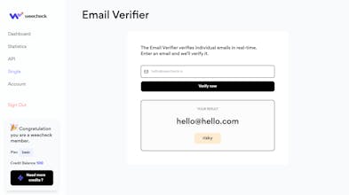 Weecheck v2 gallery image