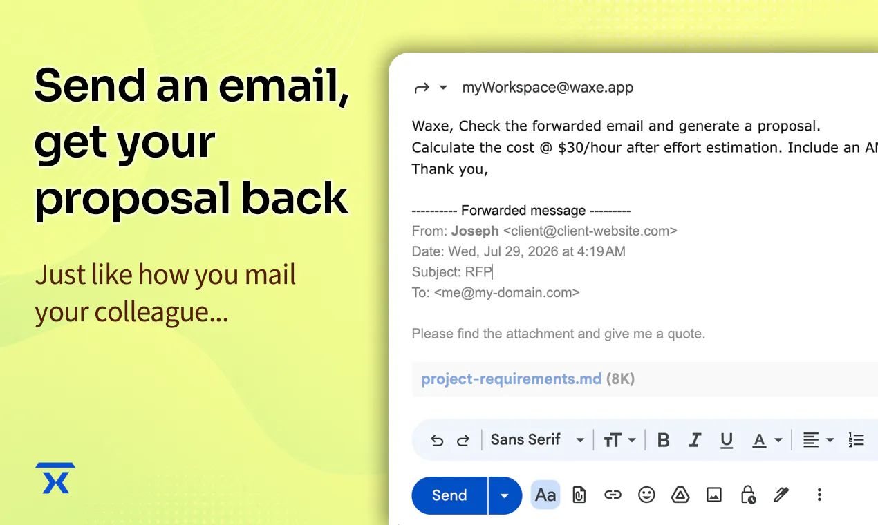 waxTable AI Document Workspace gallery image