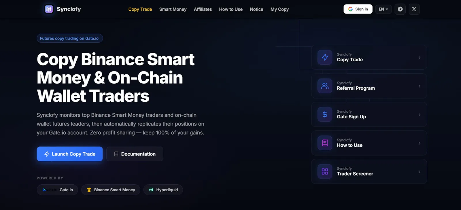 Synclofy screenshot 1
